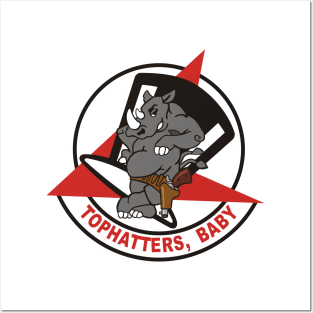 F/A18 Rhino - VFA14 Tophatters Posters and Art